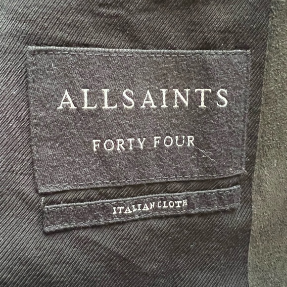 AllSaints Men’s Cashmere Blend Merton Coat XXL MSRP: $615 - Picture 6 of 8